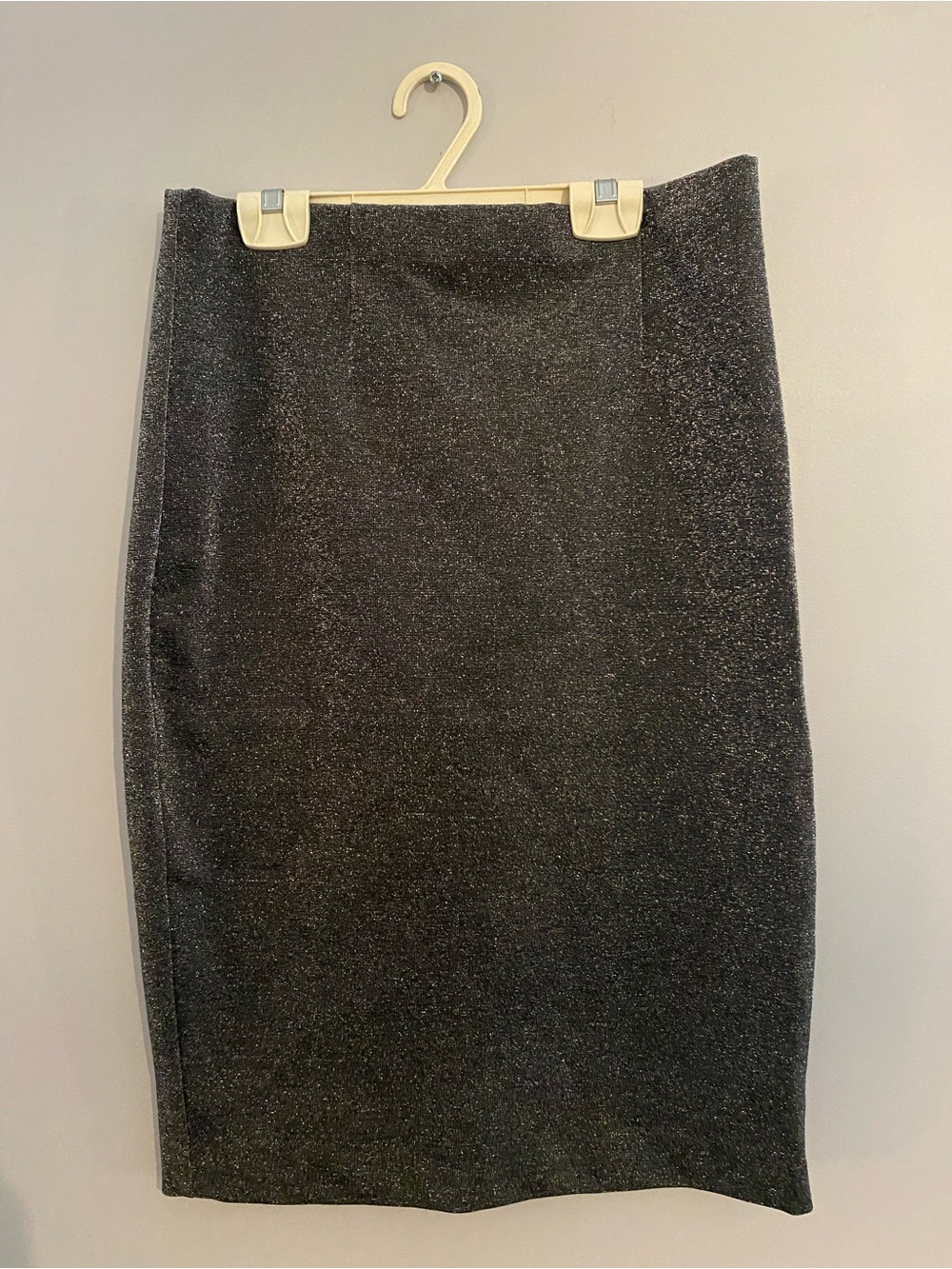 Dynamite Sparkle Pencil Skirt - Dark Grey